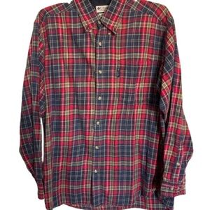 COLUMBIA SPORTWEAR COMPANY FLANNEL SHIRT XL